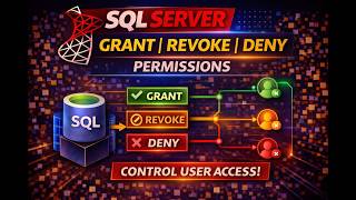 Day 44: Microsoft SQL Server Complete Course| GRANT| REVOKE | DENY Permissions #sqlserver #sql