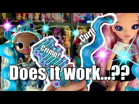 NO HEAT DOLL HAIR STYLING?!? LOL SURPRISE OMG FASHION SHOW LADY BRAIDS STYLE EDITION DOLL REVIEW
