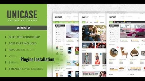 Step-2 : Plugins Installation - Unicase Electronics Store WooCommerce Theme
