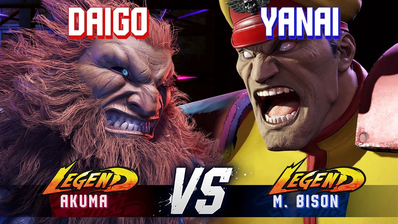 SF6 ▰ DAIGO (Akuma) vs YANAI (M.Bison) ▰ High Level Gameplay