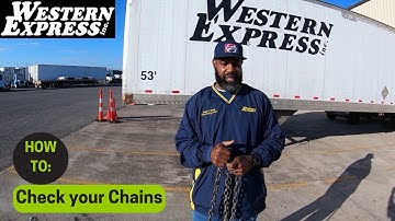 Load Securement Equipment - Chains
