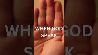 When God Speaks, Grace Appears #faith #scripture