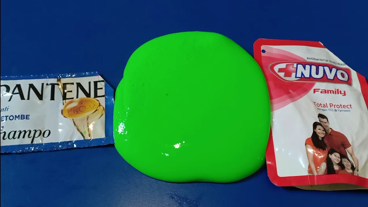  Cara  Membuat  Slime Dari  Sabun  Cair NUVO  dan Shampo Pantene 