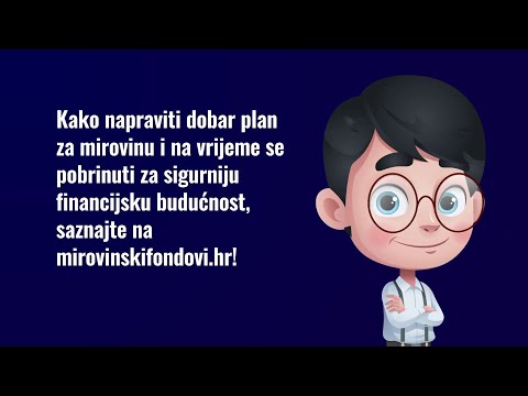 Video: Kako Doći Do Mirovinske štednje