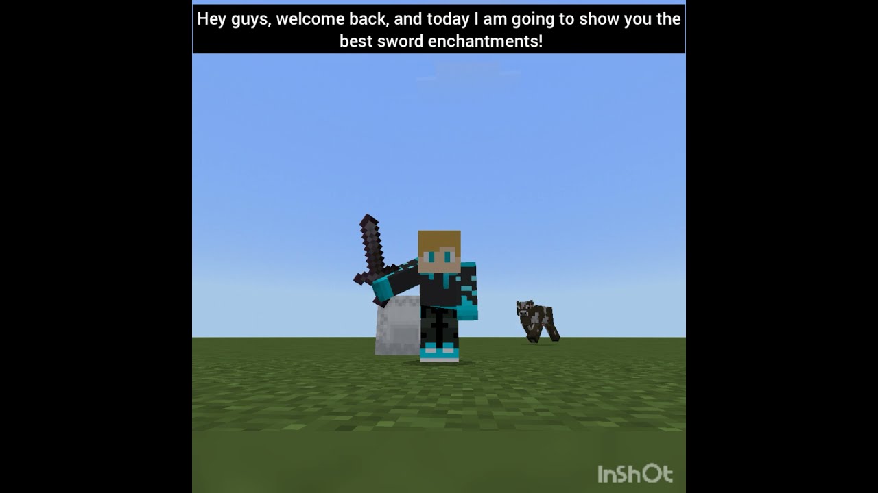 How to make an OP GOD SWORD in MINECRAFT! (Best sword enchantments