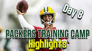 Green Bay Packers Training Camp Highlights | Day 8