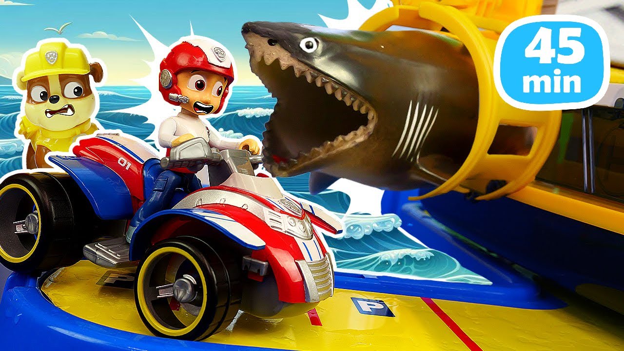 🦈 Aventures magiques à ne pas rater avec jouets de la Pat'Patrouille ! 🐶Jeux pour bébés en français