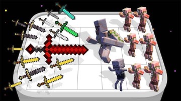 CRAFT SLASHER - Merge Sword Master #mergemaster #minecraft #sword #evolution #games #gameplay