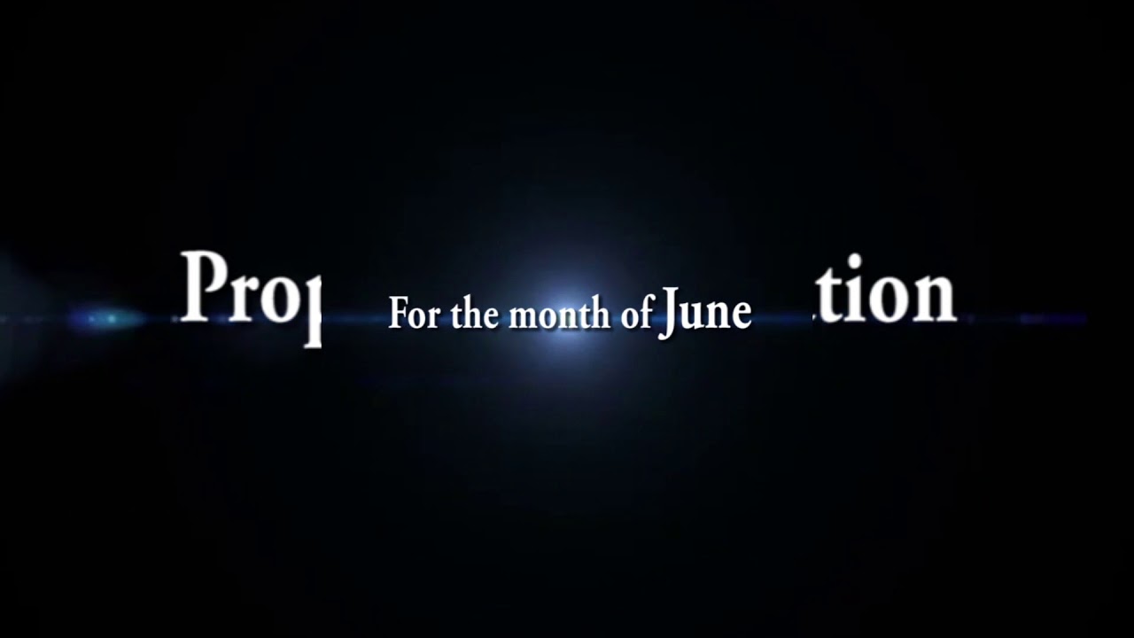 Prophetic declaration for the month of June. - YouTube