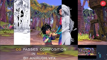 CG PASSES COMPOSITION IN NUKE|BY ANIRUDH VFX|NUKE CG COMPOSITION|