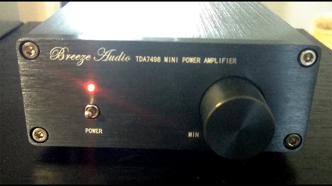 TDA7498 Breeze Audio Mini Power Amplifier YouTube