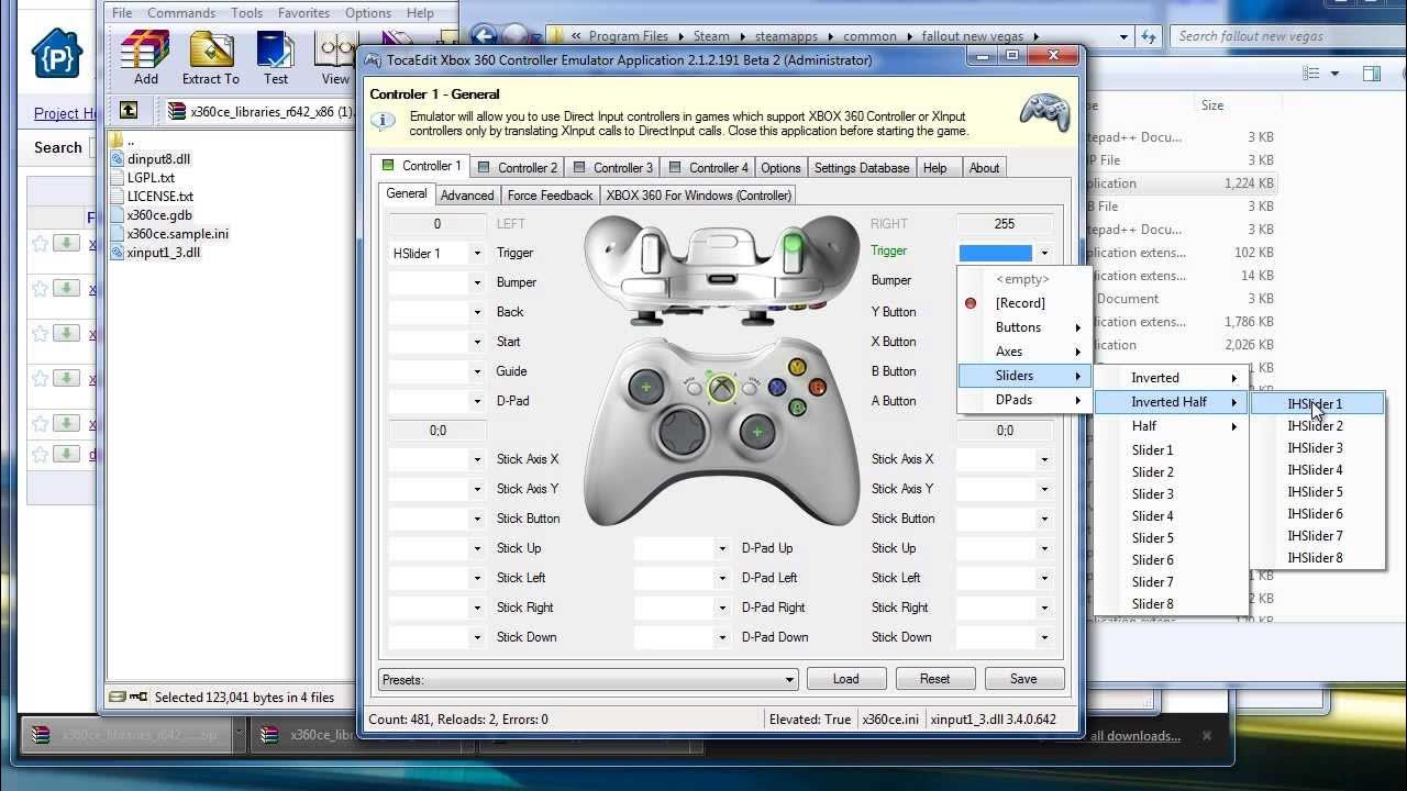 Настройка геймпада windows. Xbox 360 Controller (XINPUT Standard Gamepad). Wii u Pro геймпад и Xbox 360. Cemu Controller config Xbox 360. Эмулятор джойстика Xbox 360 для PC.
