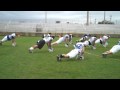 World Select Team Practicing Strength Drills