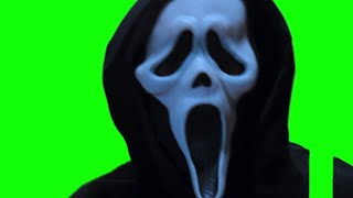Scream Ghostface jumpscare green screen