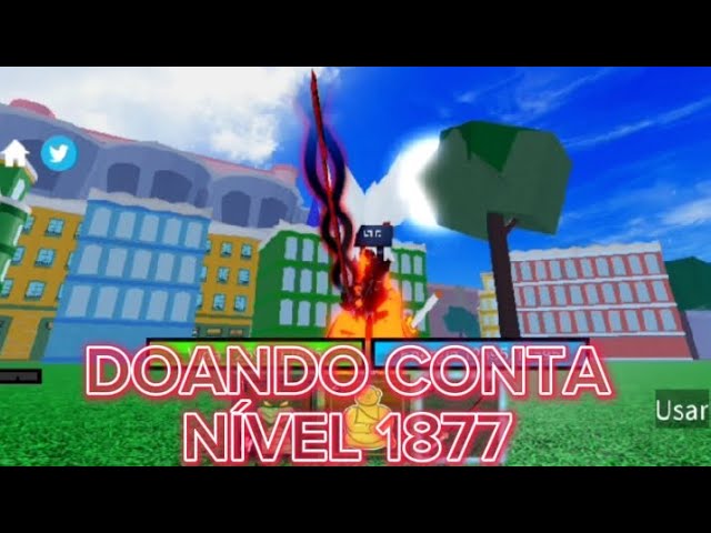 DOANDO UMA CONTA NÍVEL 1800 NO BLOX FRUITS 😱😱 