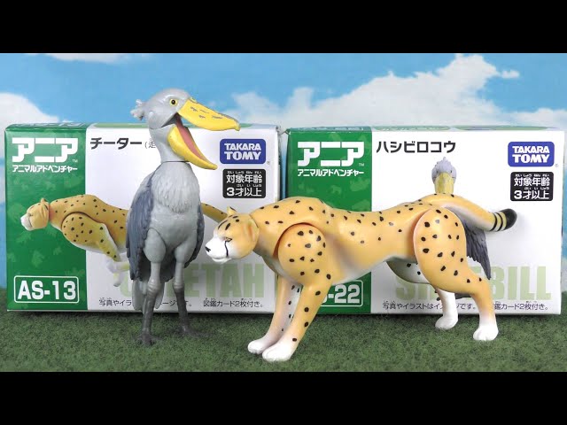 アニメキャラクター 飛び跳ねる動物 Ania's Shoebill] A gimmick that has never been seen before