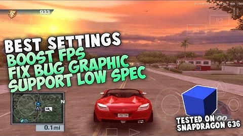 Best Settings game Test Drive Unlimited AetherSX2 Snapdragon 636