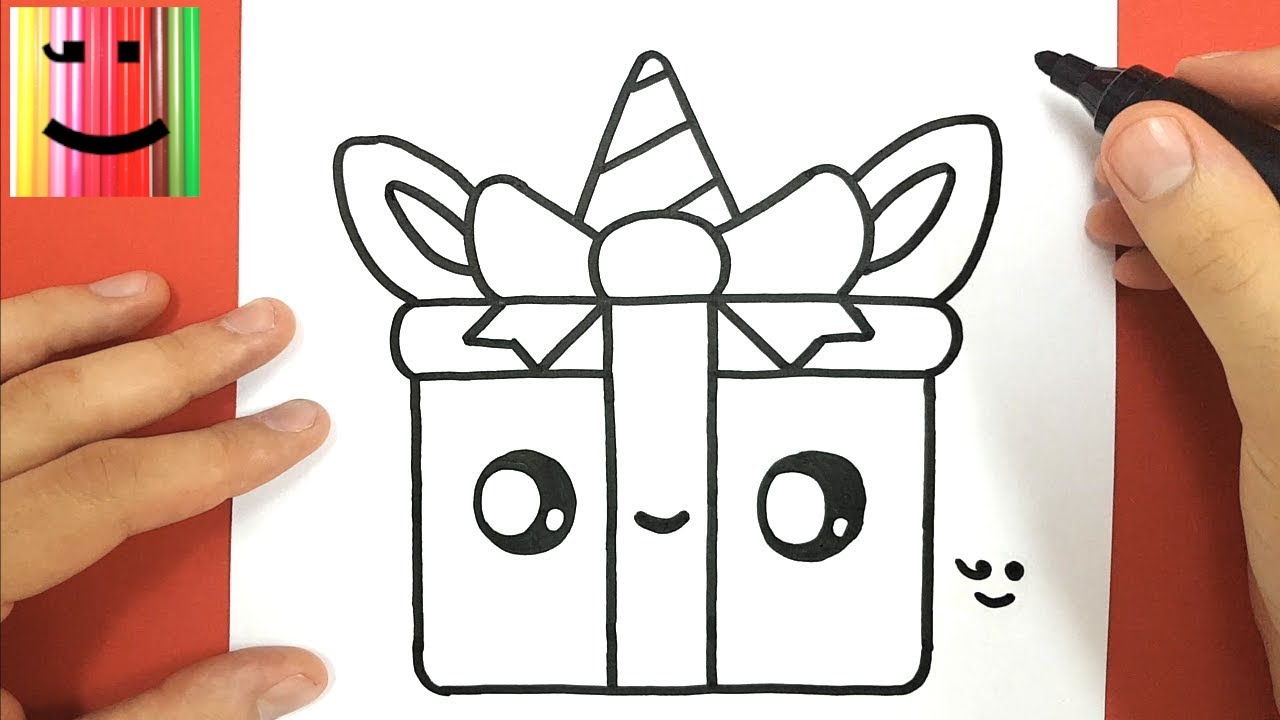 How To Draw A Cute Unicorn Gift