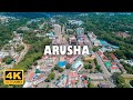 Arusha city tanzania   4k drone footage