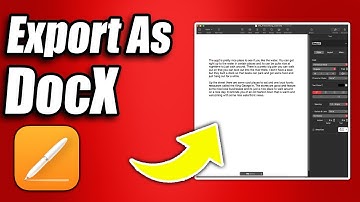 How to Save Apple Pages As a Word Document - Step by Step