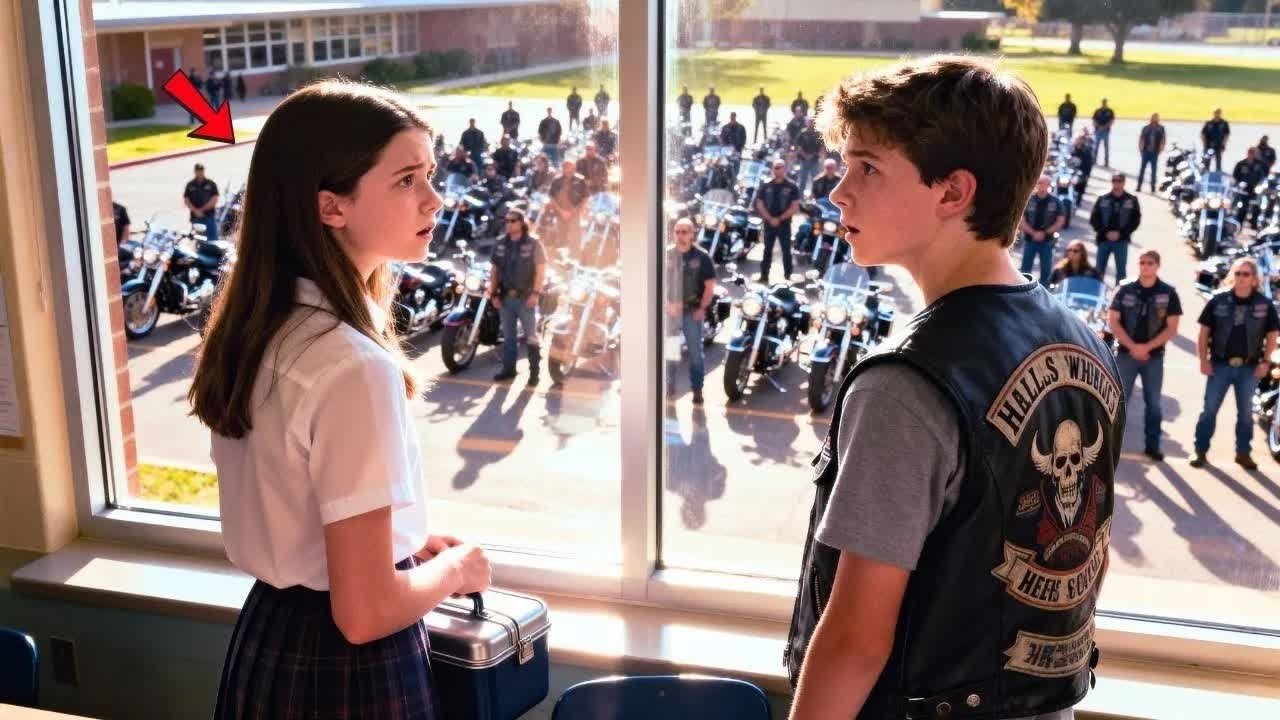 Gemobbtes Mädchen aß mit Sohn eines Hells Angels – am nächsten Tag kamen 1000 Biker zur Schule