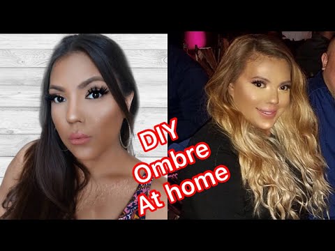Diy Ombre Hair At Home How To Go From Dark Brown To Blonde Angel