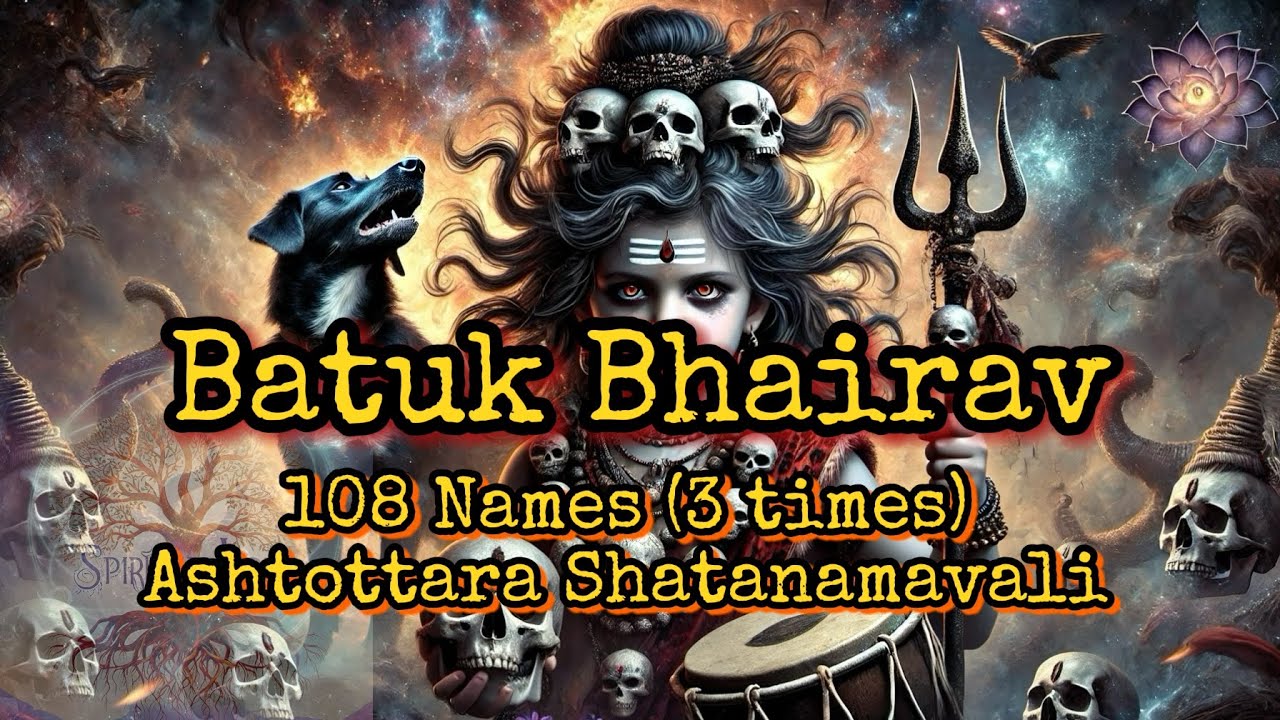 Batuk Bhairav 108 Names | Ashtottara Shatanamavali #batukbhairav #bhairav #kalabhairava