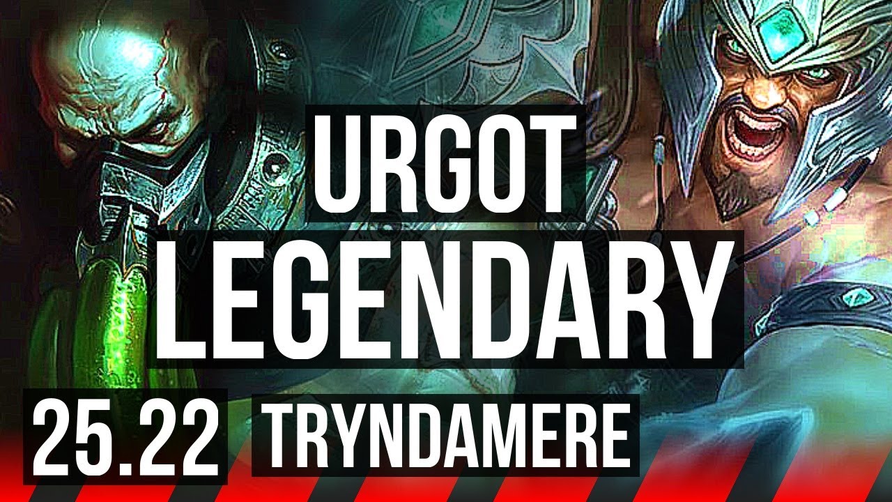 URGOT vs TRYNDAMERE (TOP) | 8/0/2, Legendary | EUW Grandmaster | 25.22