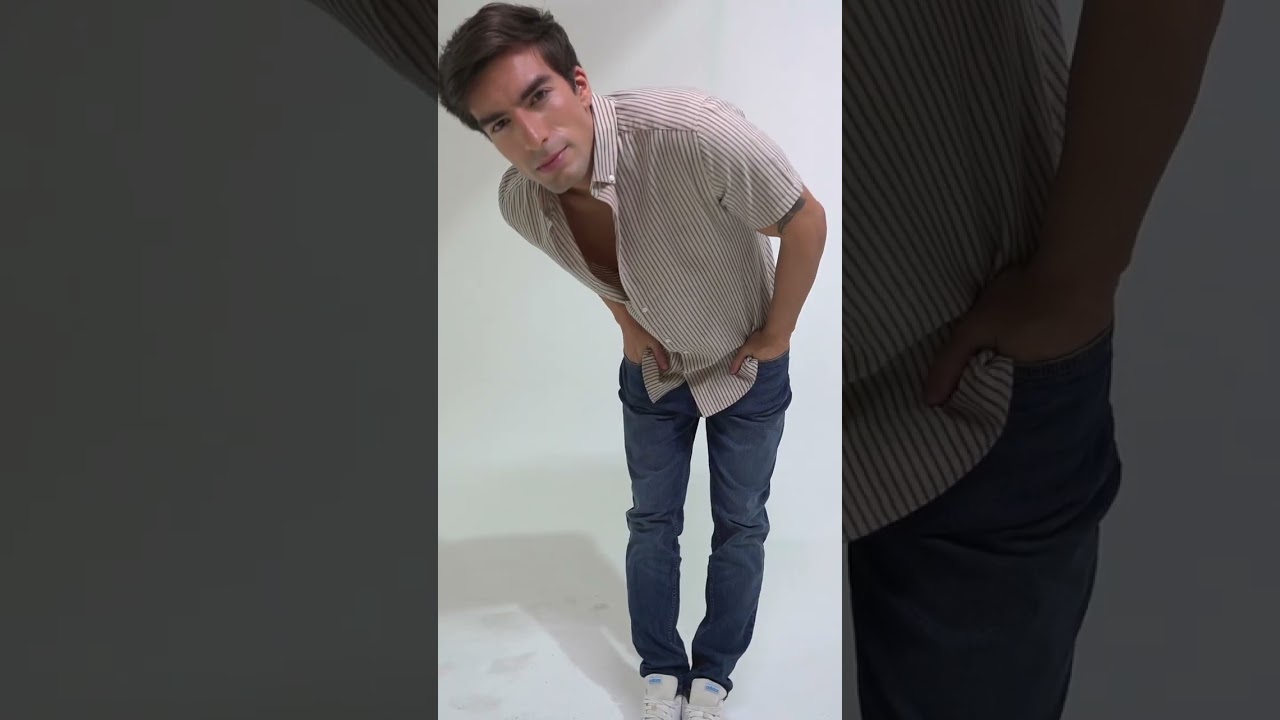 Stripe Short Sleeve Shirt