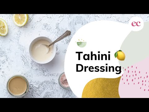 Tahini Lemon Dressing: Salsa Tahina Ricetta Sana e Veloce