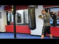 Ultimate 20 Minute Heavy Bag Workout Round 1 | Nate Bower Fitness