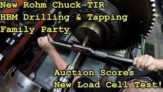 SNS 147 Part 1: Chuck TIR, HBM Drill&Tap, Load Cell, Auction Score, Family Party