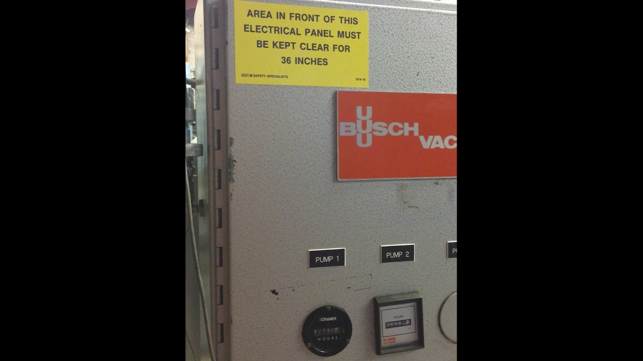 SOLD! Busch R5 Vacuum Pump System DVED-2-RC0025 3hp Clean, Tested