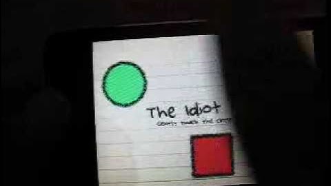 The Moron Test for iPhone and iPod Touch (in action)