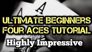 Ultimate Beginners Four Aces Routine Tutorial - Super easy and fun! screenshot 5