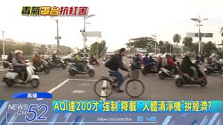20180122中天新聞 高屏空汙第5天 紅色警示還要持續3天