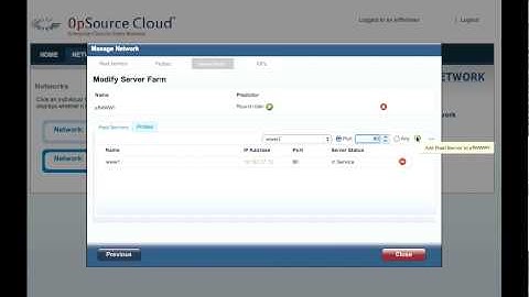 Using the Load Balancing Functions in the OpSource Cloud