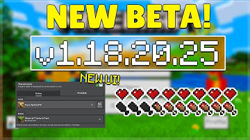 MCPE 1.18.20.25 BETA JAVA HUNGER PARITY! Minecraft Bedrock Edition UI Changes & Bug Fixes!
