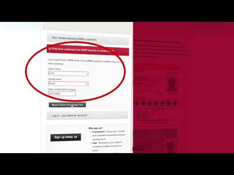 Booking a licence test online