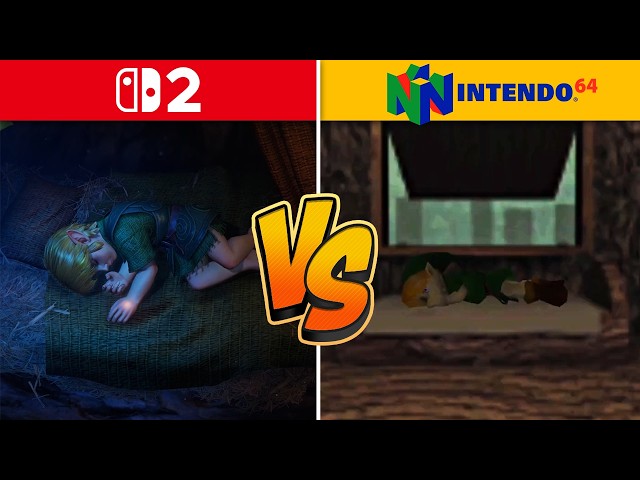 Zelda Ocarina of Time - Switch 2 vs Nintendo 64 vs 3DS (Graphics