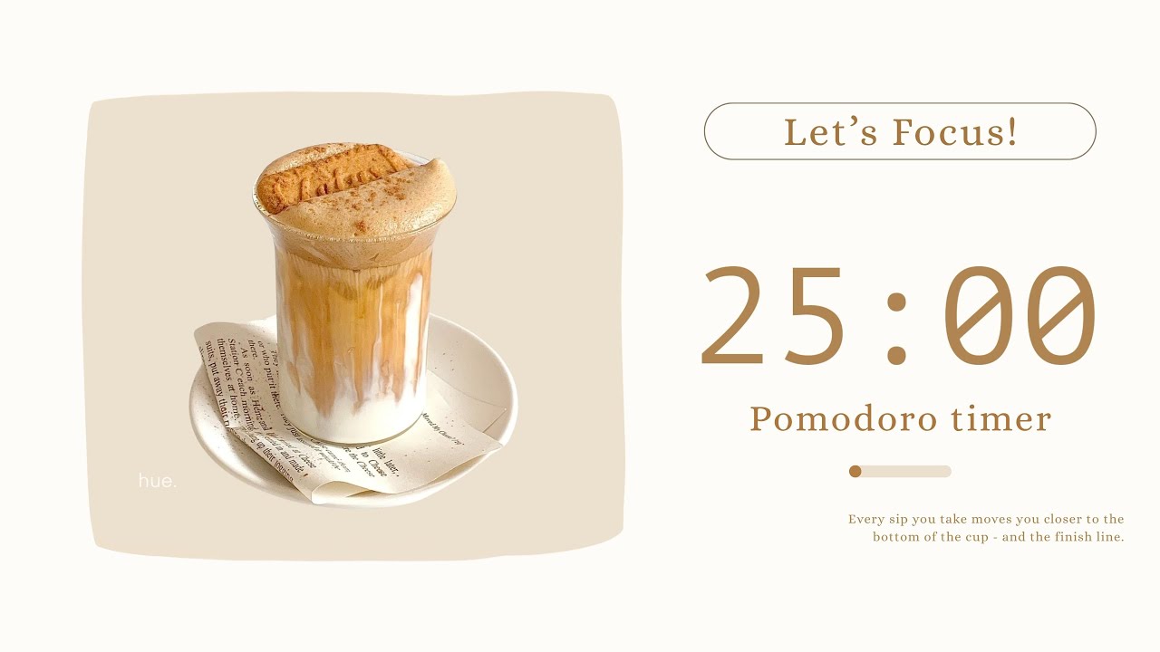 🍪 2 hours - Study with me | 25 min focus /5 min break Pomodoro timer ...