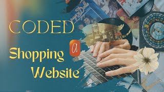 Shopping website - Flask, JavaScript, HTML and CSS