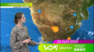 24 April 2024 | Vox Weather Forecast powered by Stage Zero