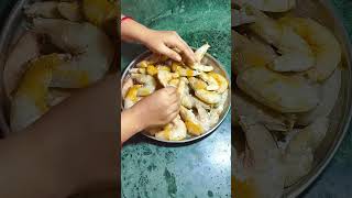 Restaurant Style Jhinga Fry Ghar Par #shorts