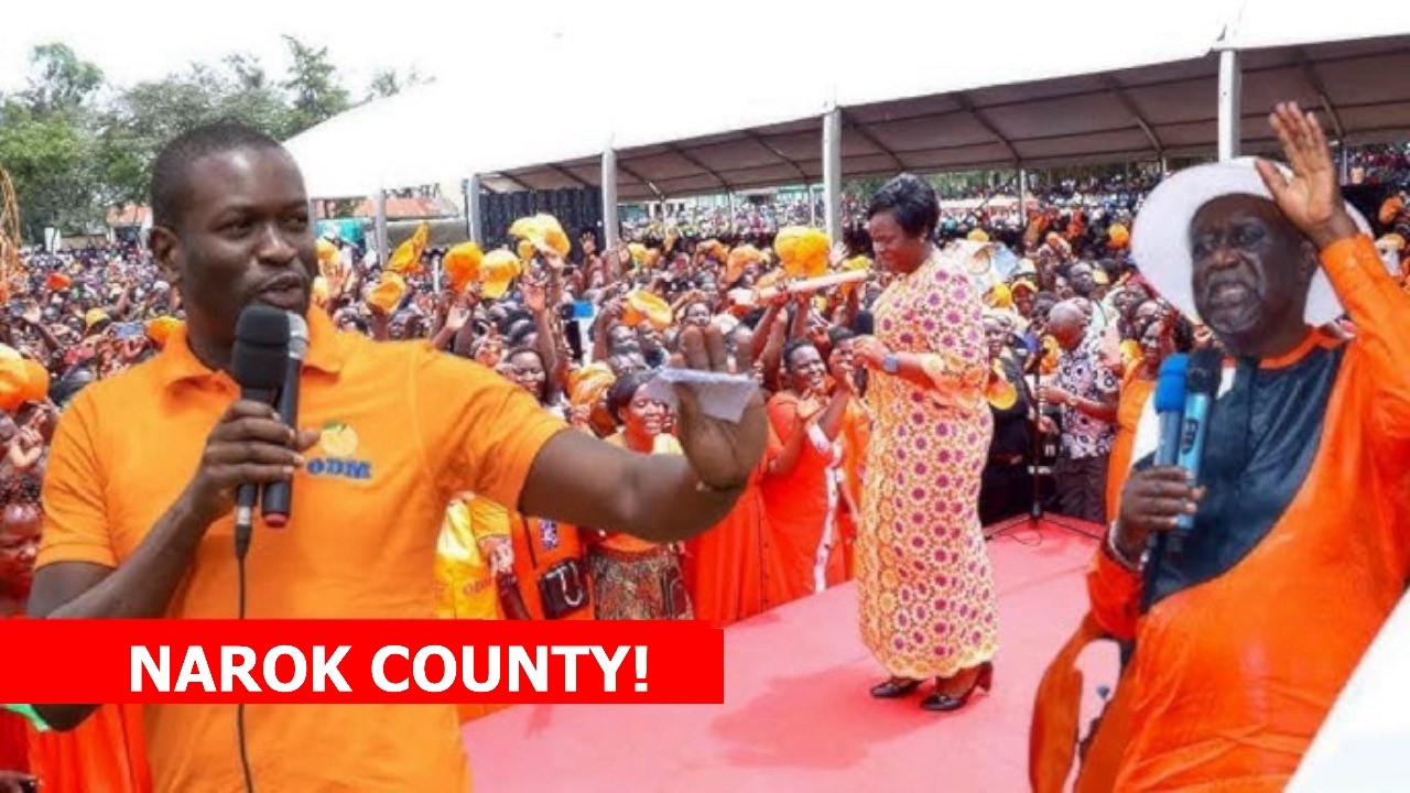 LIVE: ODM PL Oburu and other ODM leaders in Narok for leader Ground tour after kicking out Sifuna!