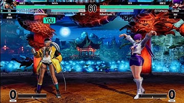 The King Of Fighters XV Xbox Series S Ranked Gameplay 06 Ash/Athena/Isla