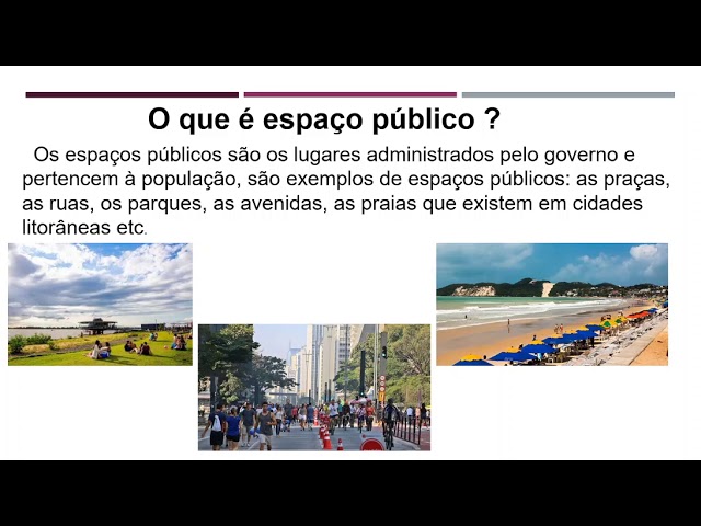 Espaço público e privado