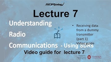 Understanding Radio Communications - Lecture 7: Receiving Data Part 1 - Tutorial for teachers | STEM