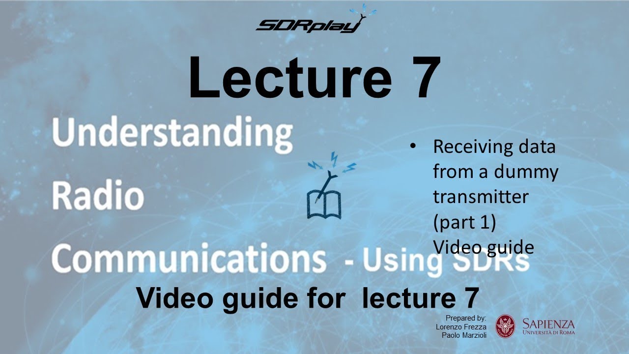 Understanding Radio Communications - Lecture 7: Receiving Data Part 1 ...