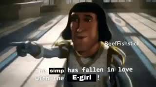 The simp has fallen in love with the E-girl